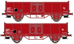 Exact-Train EX23953 - H0 - 2-tlg. Set Offene Güterwagen EUROP OCEM Lager, SNCF, Ep. IV